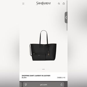 Saint Laurent east west tote